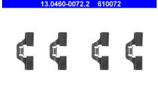 Sada příslušenství, obložení kotoučové brzdy ATE 13.0460-0072.2