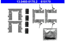 Sada příslušenství, obložení kotoučové brzdy ATE 13.0460-0170.2