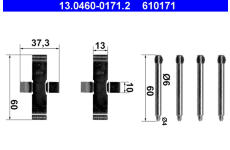 Sada príslużenstva oblożenia kotúčovej brzdy ATE 13.0460-0171.2
