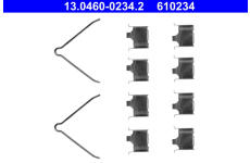 Sada příslušenství, obložení kotoučové brzdy ATE 13.0460-0234.2