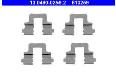Sada příslušenství, obložení kotoučové brzdy ATE 13.0460-0259.2