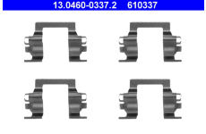 Sada příslušenství, obložení kotoučové brzdy ATE 13.0460-0337.2