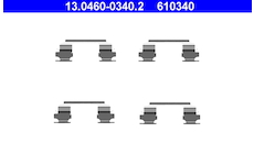 Sada prislusenstvi, oblozeni kotoucove brzdy ATE 13.0460-0340.2