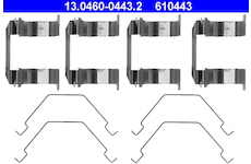 Sada prislusenstvi, oblozeni kotoucove brzdy ATE 13.0460-0443.2