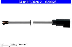 Výstražný kontakt, opotřebení obložení ATE ATE 24.8190-0026.2