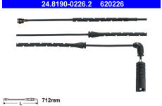 Výstrażný kontakt opotrebenia brzdového oblożenia ATE 24.8190-0226.2