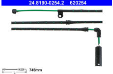 Výstražný kontakt, opotřebení obložení ATE ATE 24.8190-0254.2