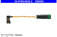 Výstražný kontakt, opotřebení obložení ATE ATE 24.8190-0424.2