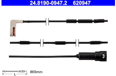 Vystrazny kontakt, opotrebeni oblozeni ATE 24.8190-0947.2