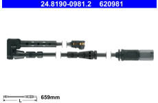 Výstražný kontakt, opotřebení obložení ATE 24.8190-0981.2
