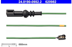 Výstražný kontakt, opotřebení obložení ATE 24.8190-0982.2