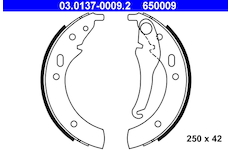 Sada brzdových čelistí ATE 03.0137-0009.2