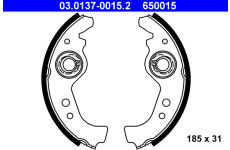 Sada brzdových čeľustí ATE 03.0137-0015.2