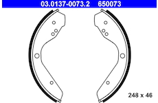 Sada brzdových čelistí ATE 03.0137-0073.2