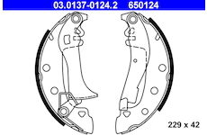 Sada brzdových čelistí ATE 03.0137-0124.2