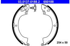 Sada brzdových čelistí ATE 03.0137-0188.2