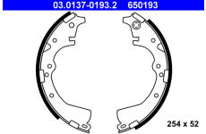 Sada brzdových čelistí ATE 03.0137-0193.2