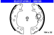 Sada brzdových čeľustí ATE 03.0137-0195.2