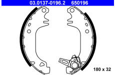 Sada brzdových čeľustí ATE 03.0137-0196.2