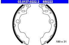Sada brzdových čelistí ATE 03.0137-0222.2