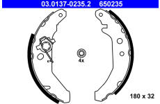 Sada brzdových čelistí ATE 03.0137-0235.2