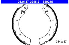Sada brzdových čeľustí ATE 03.0137-0245.2