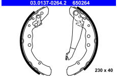 Sada brzdových čeľustí ATE 03.0137-0264.2