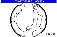 Sada brzdových čelistí ATE 03.0137-0269.2