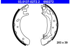 Sada brzdových čelistí ATE 03.0137-0272.2