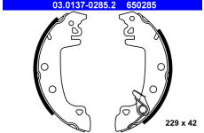 Sada brzdových čelistí ATE 03.0137-0285.2