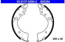 Sada brzdových čelistí ATE 03.0137-0294.2