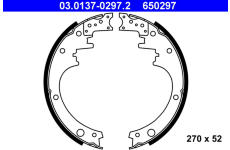 Sada brzdových čelistí ATE 03.0137-0297.2