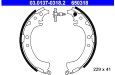 Sada brzdových čeľustí ATE 03.0137-0318.2