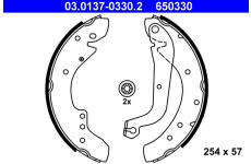 Sada brzdových čelistí ATE 03.0137-0330.2