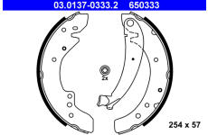 Sada brzdových čelistí ATE 03.0137-0333.2
