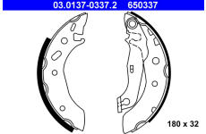 Sada brzdových čeľustí ATE 03.0137-0337.2