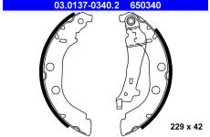 Sada brzdových čelistí ATE 03.0137-0340.2