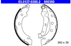 Sada brzdových čelistí ATE 03.0137-0350.2