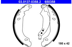 Sada brzdových čelistí ATE 03.0137-0358.2