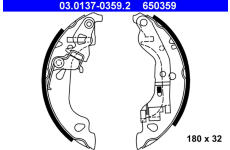 Sada brzdových čeľustí ATE 03.0137-0359.2