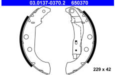 Sada brzdových čelistí ATE 03.0137-0370.2