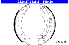Sada brzdových čelistí ATE 03.0137-0426.2