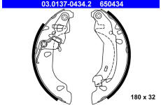 Sada brzdových čelistí ATE 03.0137-0434.2