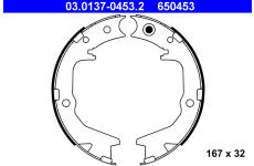 Sada brzdových čelistí ATE 03.0137-0453.2