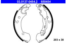 Sada brzdových čelistí ATE 03.0137-0454.2
