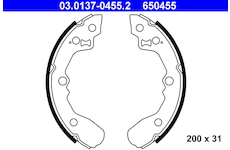 Sada brzdových čelistí ATE 03.0137-0455.2