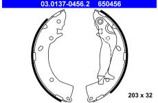 Sada brzdových čelistí ATE 03.0137-0456.2