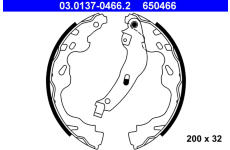 Sada brzdových čeľustí ATE 03.0137-0466.2