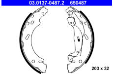Sada brzdových čelistí ATE 03.0137-0487.2
