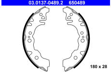 Sada brzdových čelistí ATE 03.0137-0489.2